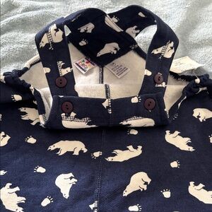 Circo Navy and White Polar Bear Kids One Piece